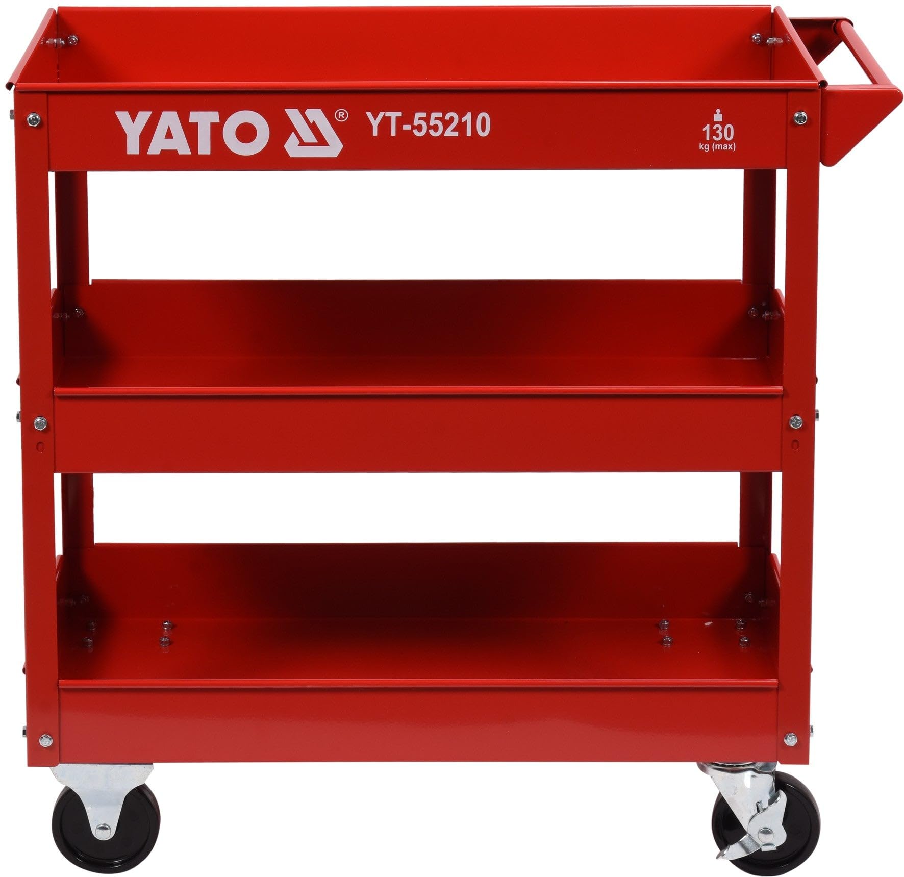 Yato YT-55210 3 Trays Tool Cart|Load Capacity 130kg|Made of Steel